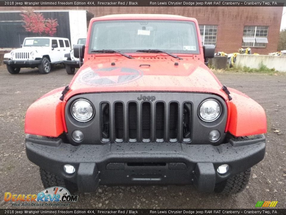 2018 Jeep Wrangler Unlimited Freedom Edition 4X4 Firecracker Red / Black Photo #8