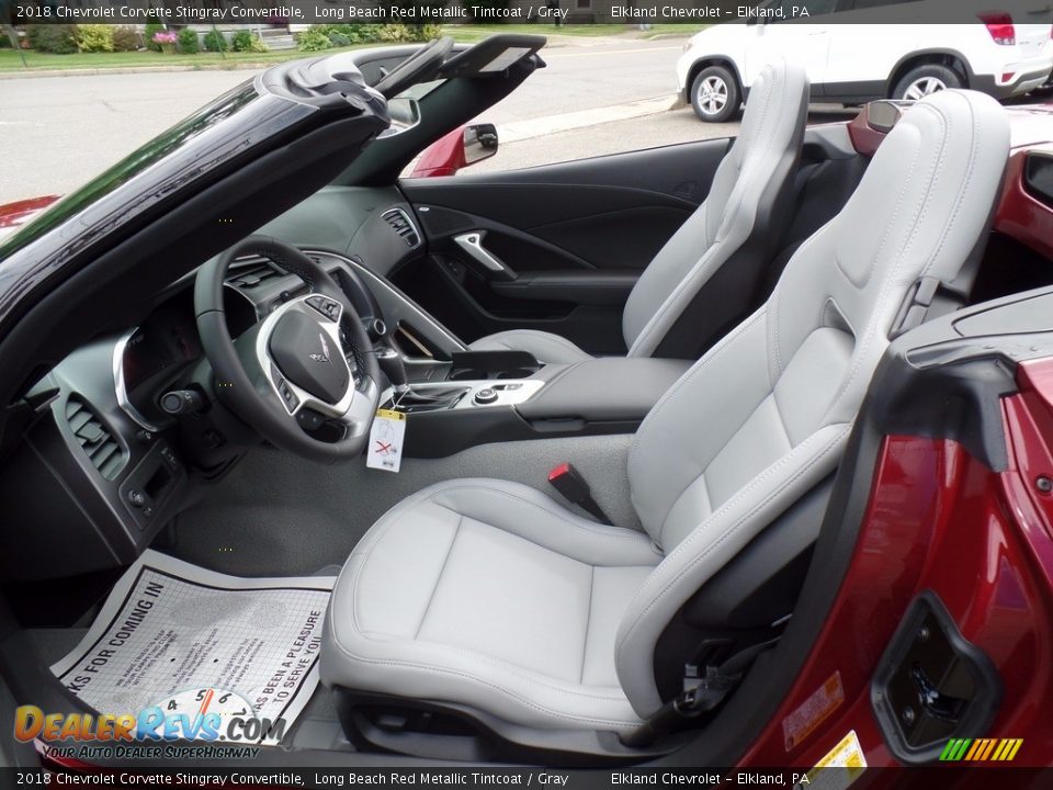 Front Seat of 2018 Chevrolet Corvette Stingray Convertible Photo #24