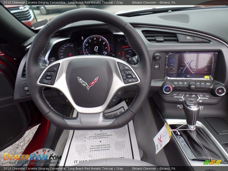 Dashboard of 2018 Chevrolet Corvette Stingray Convertible Photo #26