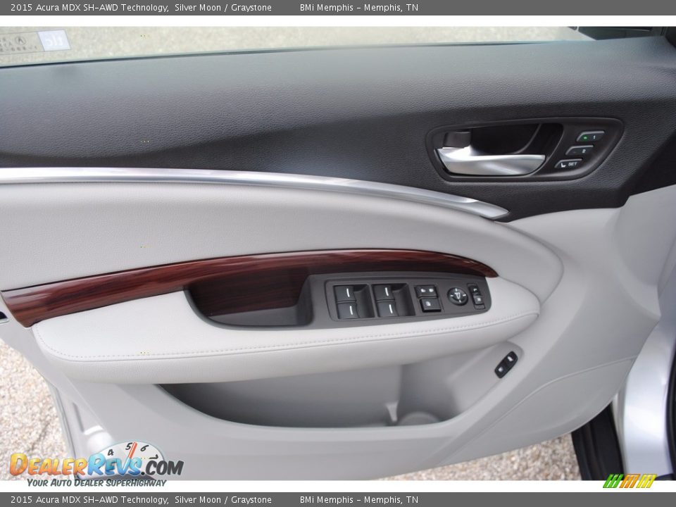 2015 Acura MDX SH-AWD Technology Silver Moon / Graystone Photo #10