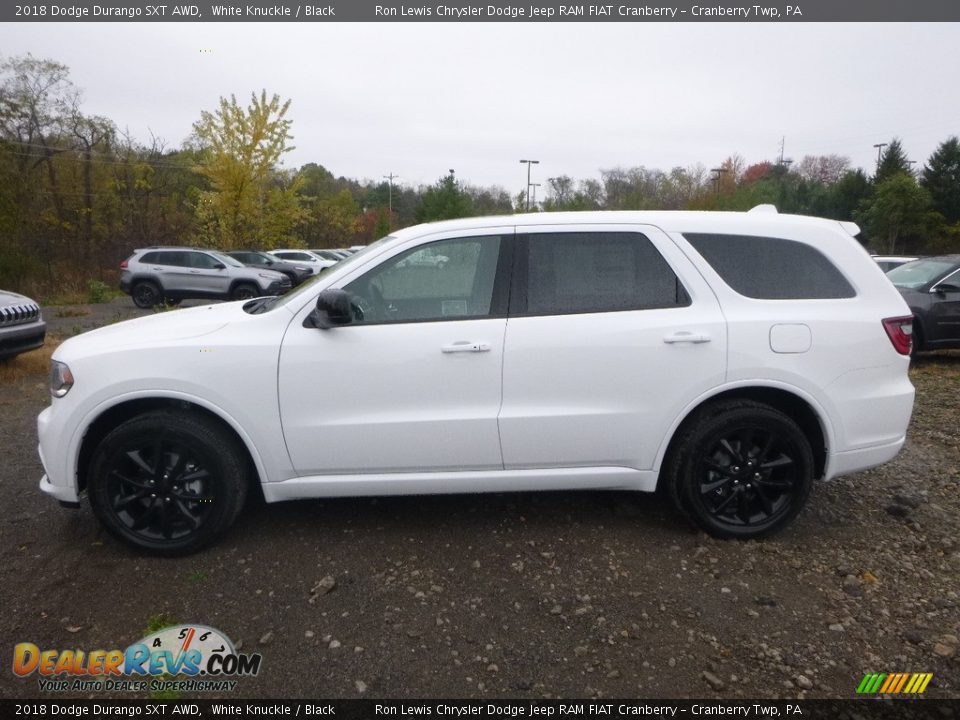 2018 Dodge Durango SXT AWD White Knuckle / Black Photo #2