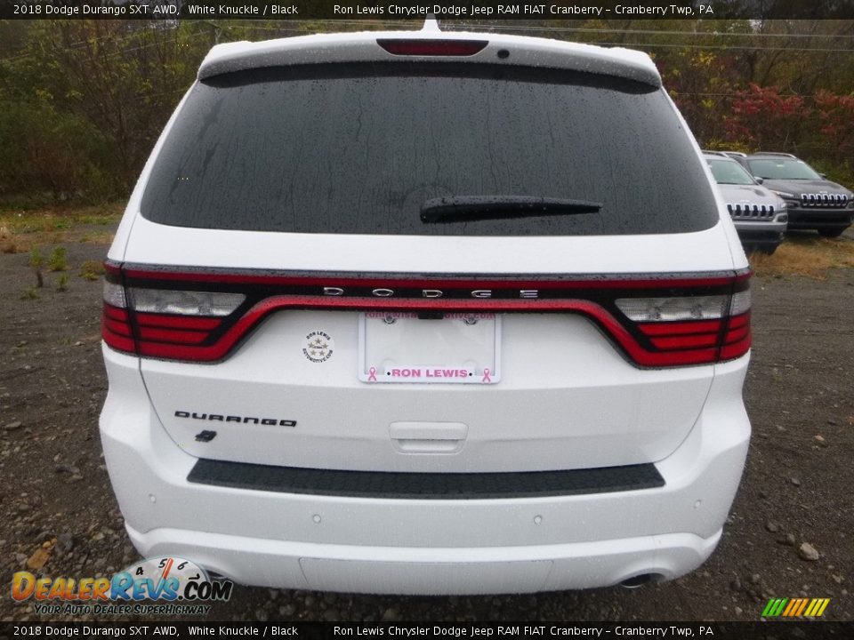 2018 Dodge Durango SXT AWD White Knuckle / Black Photo #4
