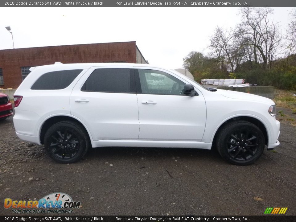 2018 Dodge Durango SXT AWD White Knuckle / Black Photo #6