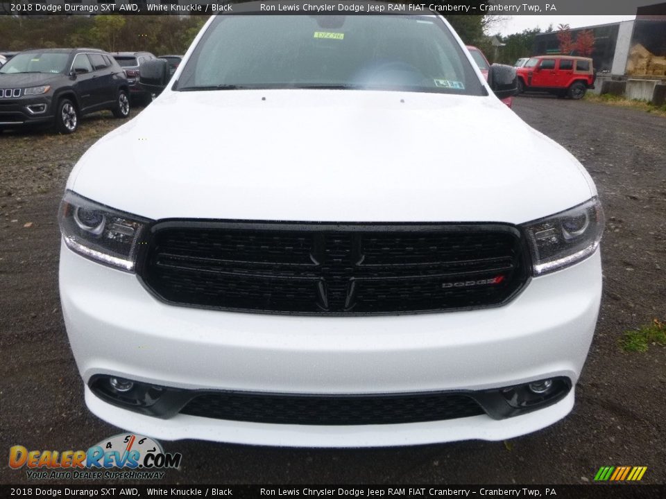 2018 Dodge Durango SXT AWD White Knuckle / Black Photo #8