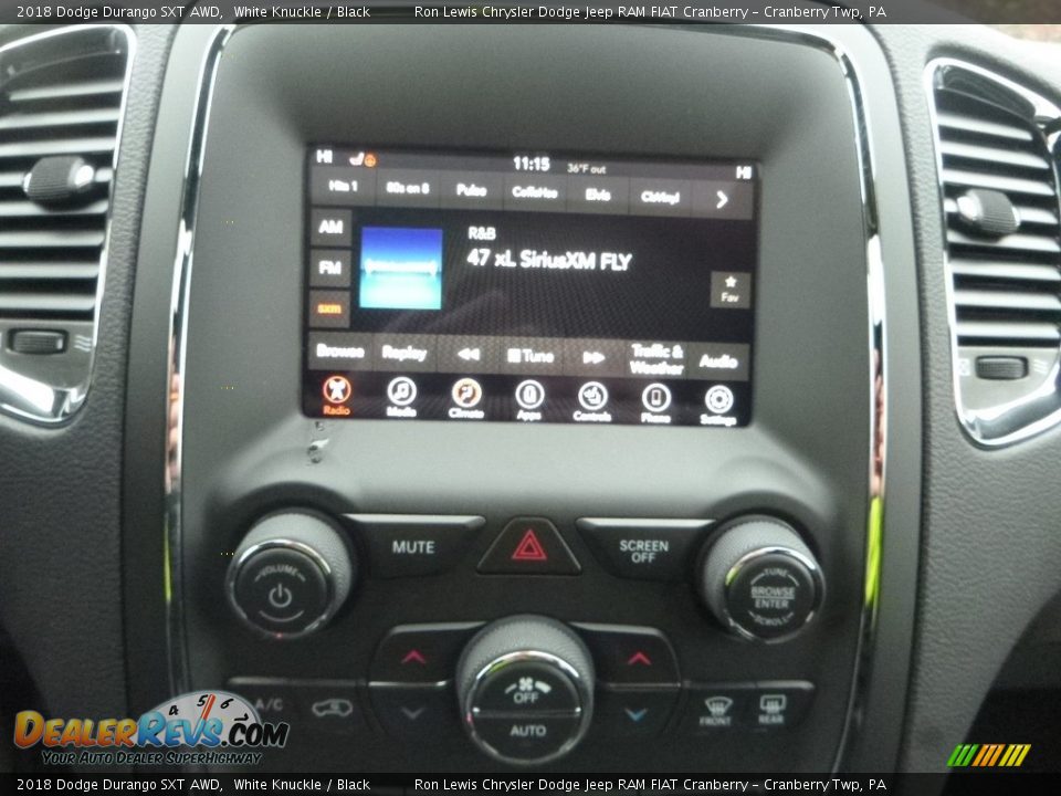 2018 Dodge Durango SXT AWD White Knuckle / Black Photo #18