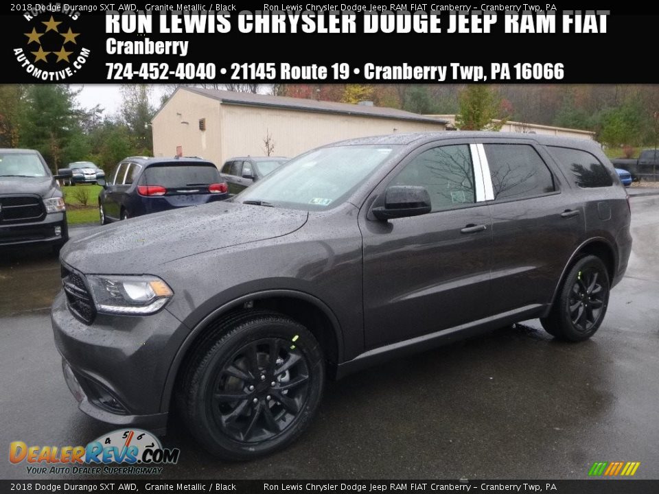 2018 Dodge Durango SXT AWD Granite Metallic / Black Photo #1