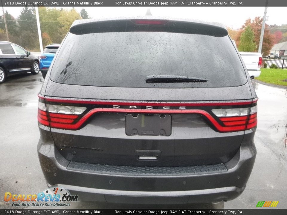 2018 Dodge Durango SXT AWD Granite Metallic / Black Photo #4