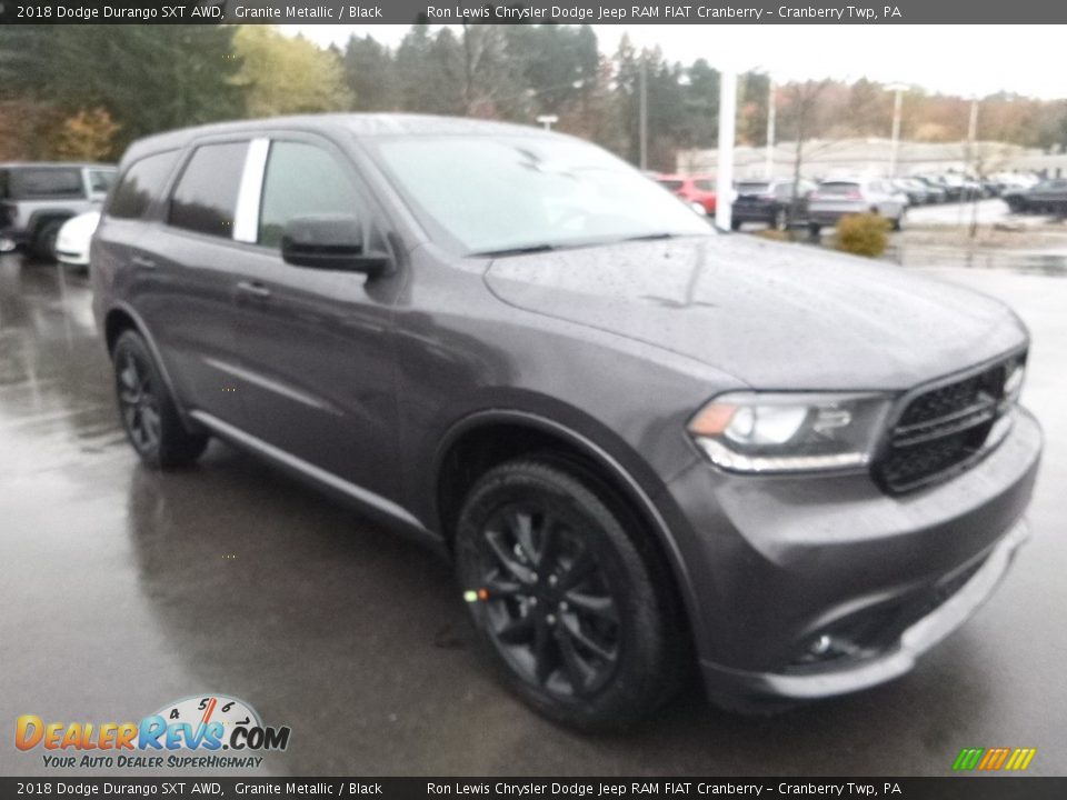 2018 Dodge Durango SXT AWD Granite Metallic / Black Photo #7