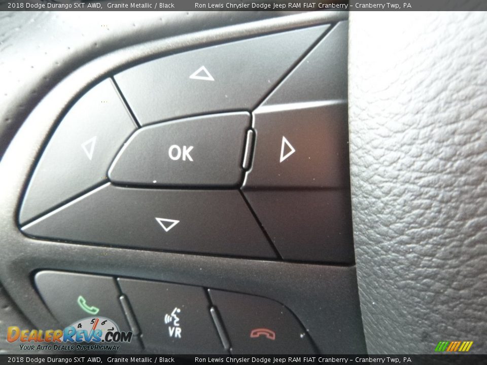 2018 Dodge Durango SXT AWD Granite Metallic / Black Photo #20