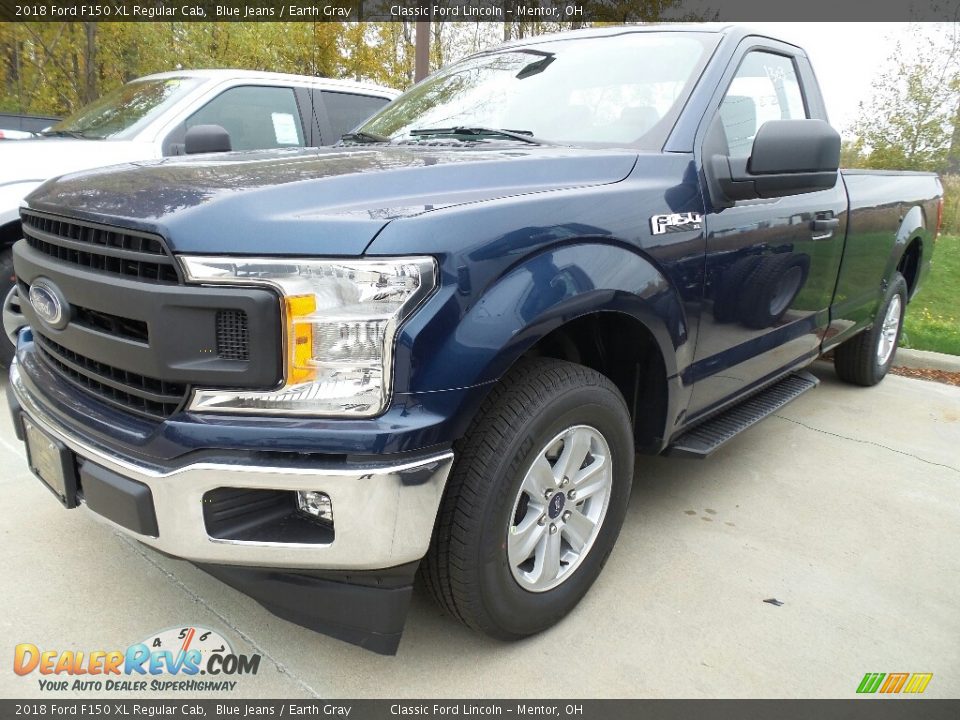 2018 Ford F150 XL Regular Cab Blue Jeans / Earth Gray Photo #1