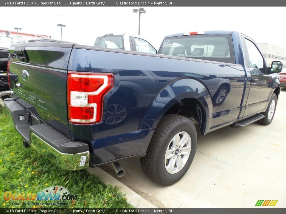 2018 Ford F150 XL Regular Cab Blue Jeans / Earth Gray Photo #3