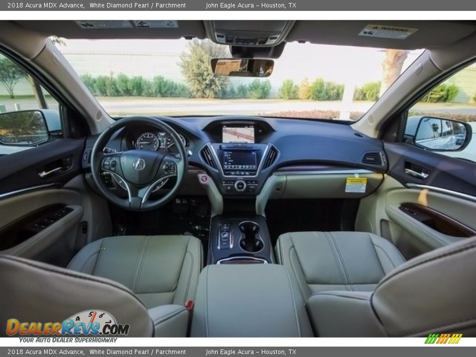 2018 Acura MDX Advance White Diamond Pearl / Parchment Photo #9