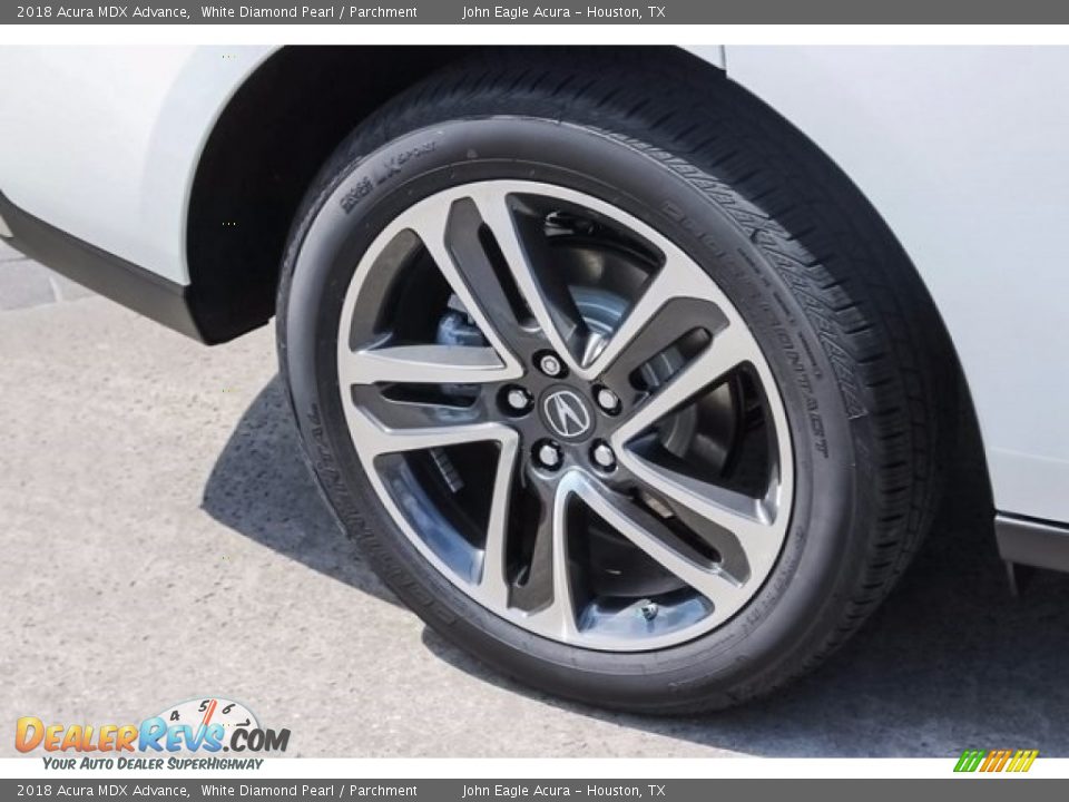 2018 Acura MDX Advance White Diamond Pearl / Parchment Photo #12