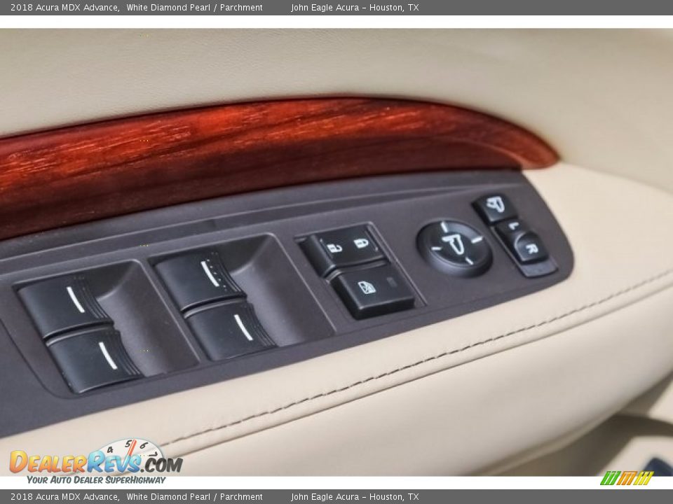 2018 Acura MDX Advance White Diamond Pearl / Parchment Photo #13