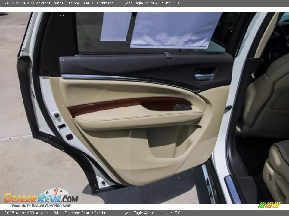 2018 Acura MDX Advance White Diamond Pearl / Parchment Photo #16
