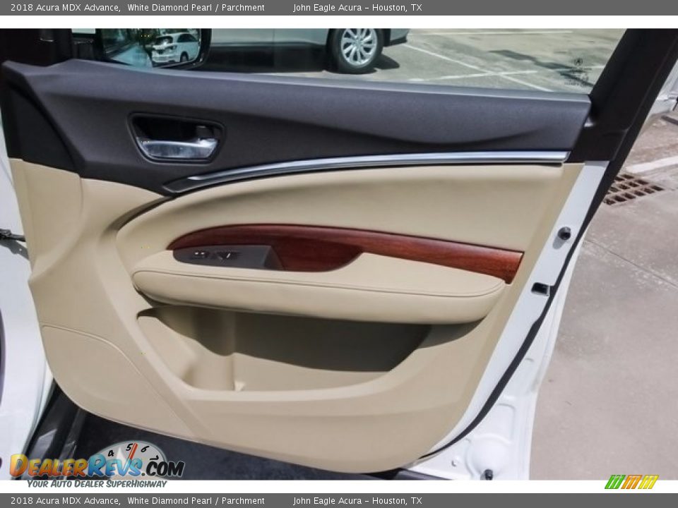 2018 Acura MDX Advance White Diamond Pearl / Parchment Photo #23