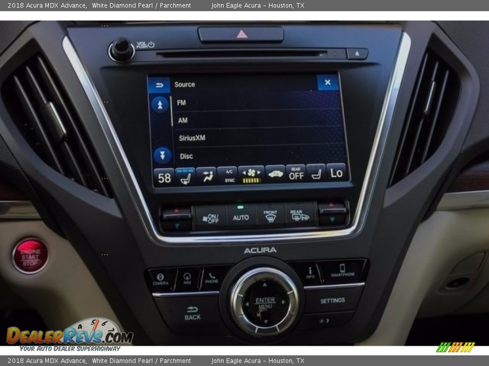 2018 Acura MDX Advance White Diamond Pearl / Parchment Photo #29