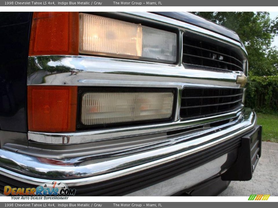 1998 Chevrolet Tahoe LS 4x4 Indigo Blue Metallic / Gray Photo #19