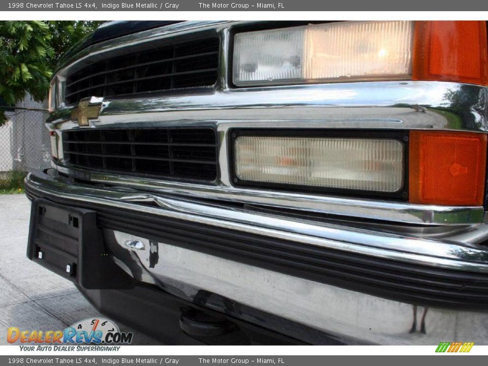 1998 Chevrolet Tahoe LS 4x4 Indigo Blue Metallic / Gray Photo #20