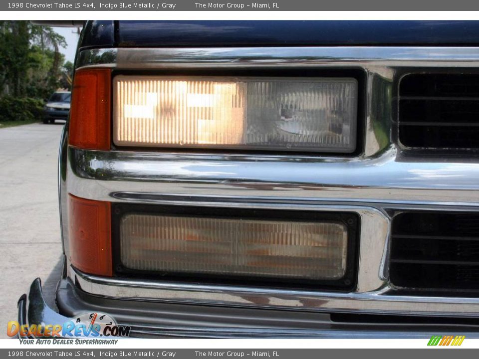 1998 Chevrolet Tahoe LS 4x4 Indigo Blue Metallic / Gray Photo #21