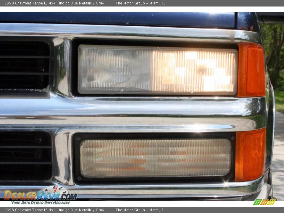 1998 Chevrolet Tahoe LS 4x4 Indigo Blue Metallic / Gray Photo #22