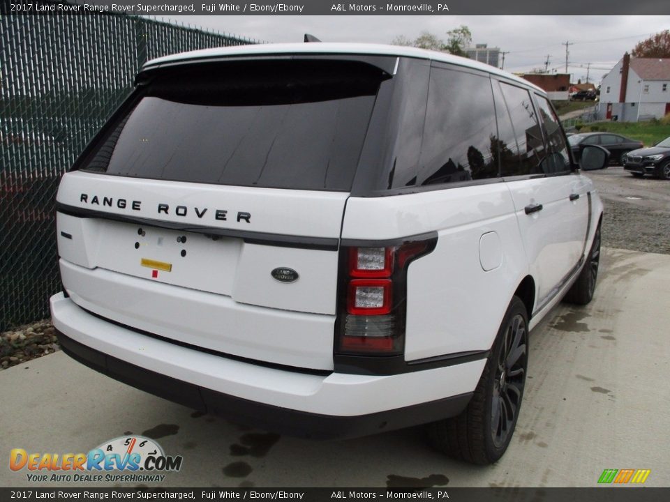 2017 Land Rover Range Rover Supercharged Fuji White / Ebony/Ebony Photo #3