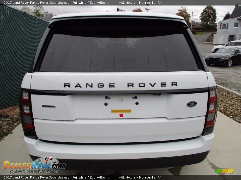 2017 Land Rover Range Rover Supercharged Fuji White / Ebony/Ebony Photo #4