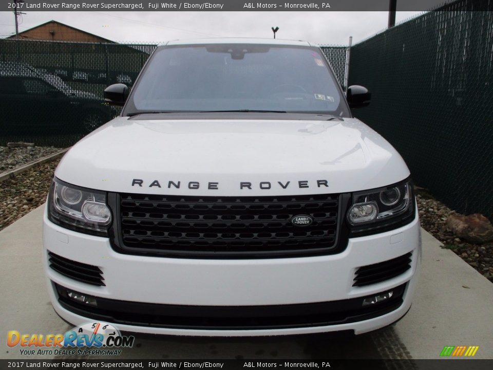 2017 Land Rover Range Rover Supercharged Fuji White / Ebony/Ebony Photo #7