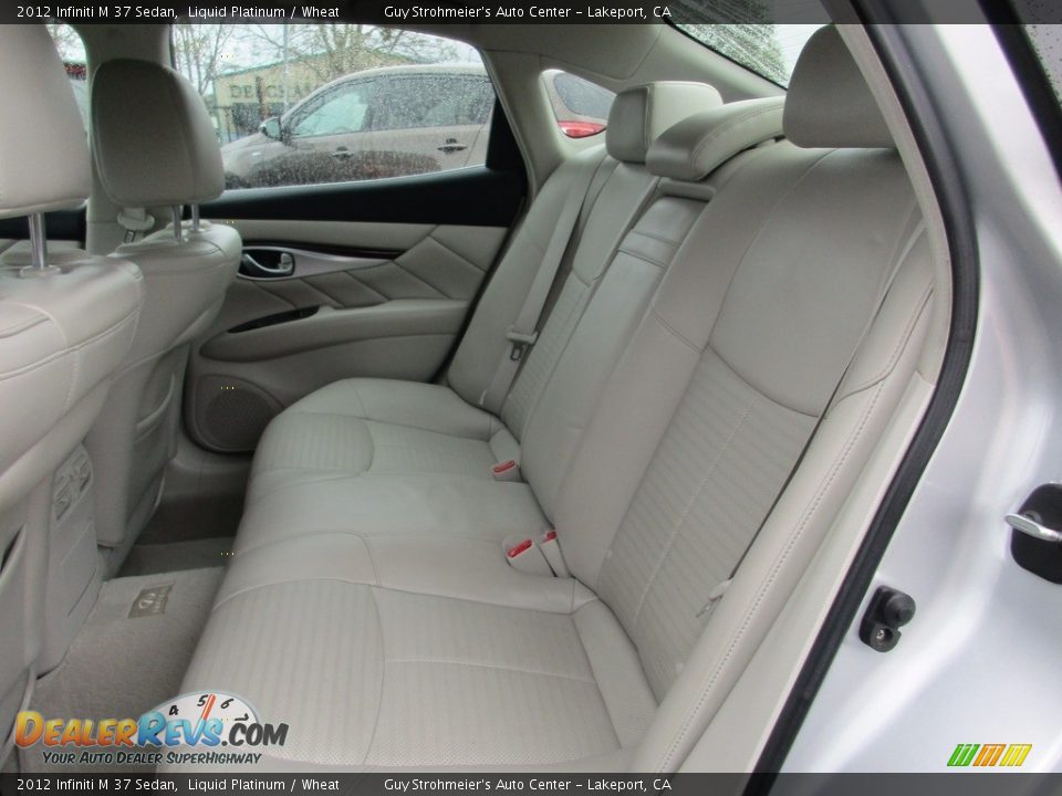 2012 Infiniti M 37 Sedan Liquid Platinum / Wheat Photo #10