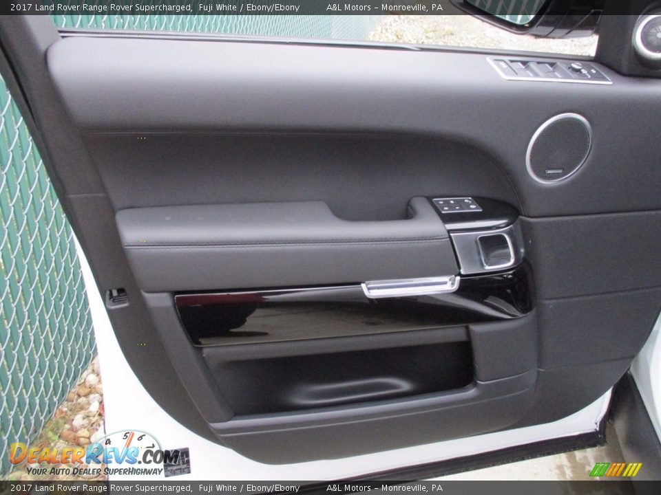 2017 Land Rover Range Rover Supercharged Fuji White / Ebony/Ebony Photo #9