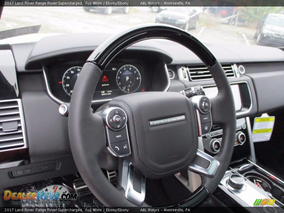 2017 Land Rover Range Rover Supercharged Fuji White / Ebony/Ebony Photo #14
