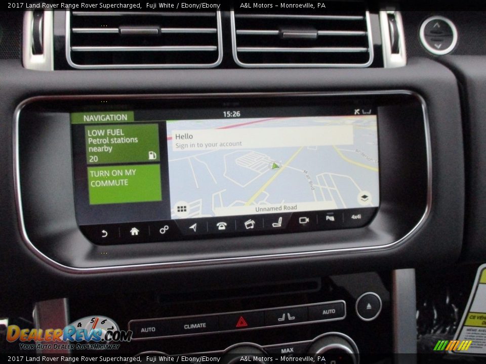 2017 Land Rover Range Rover Supercharged Fuji White / Ebony/Ebony Photo #15