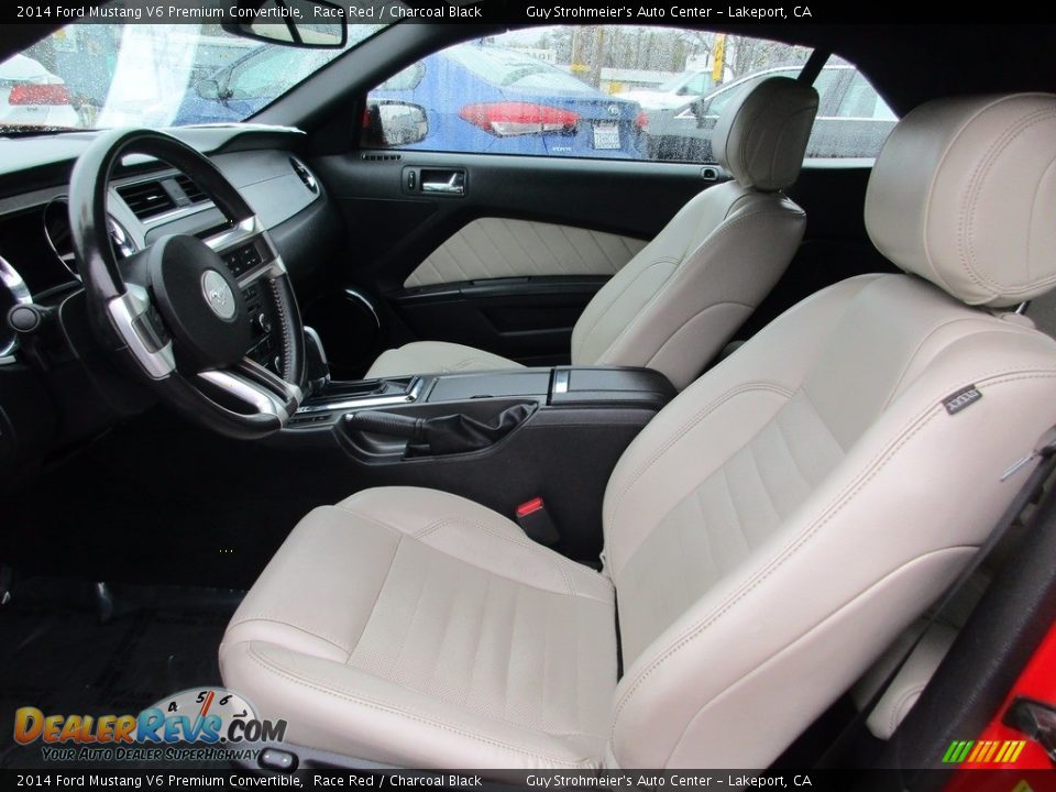 2014 Ford Mustang V6 Premium Convertible Race Red / Charcoal Black Photo #8