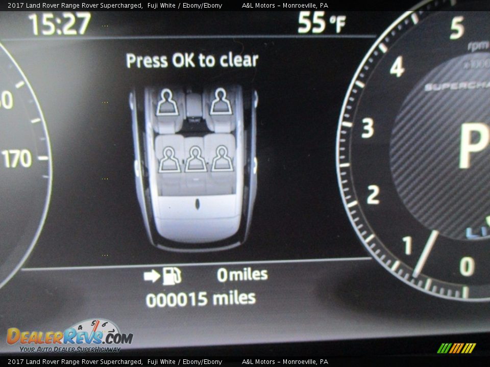 2017 Land Rover Range Rover Supercharged Fuji White / Ebony/Ebony Photo #20