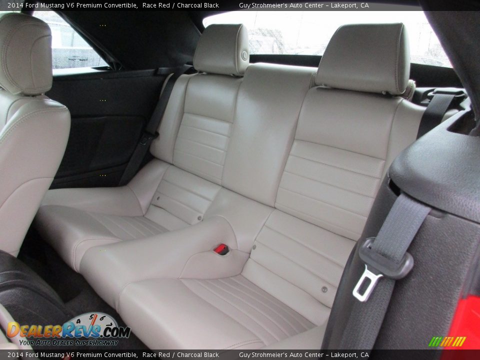 2014 Ford Mustang V6 Premium Convertible Race Red / Charcoal Black Photo #9