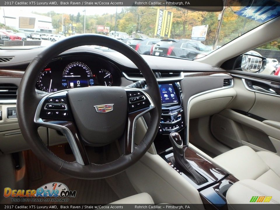 2017 Cadillac XTS Luxury AWD Black Raven / Shale w/Cocoa Accents Photo #15