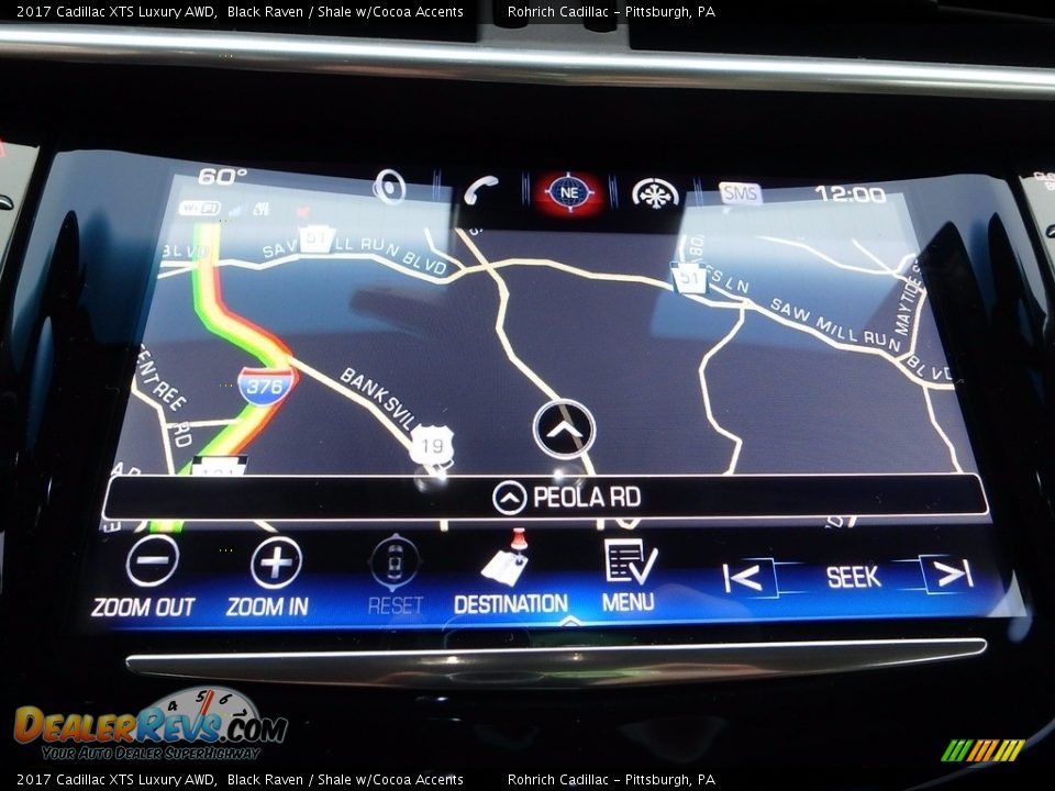 2017 Cadillac XTS Luxury AWD Black Raven / Shale w/Cocoa Accents Photo #25