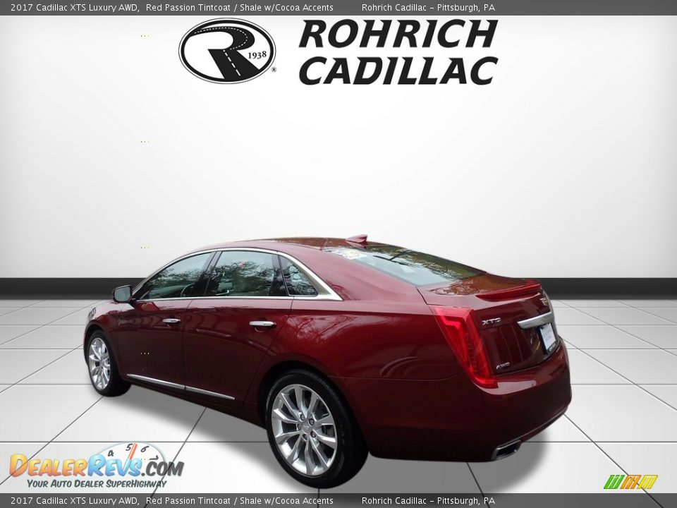 2017 Cadillac XTS Luxury AWD Red Passion Tintcoat / Shale w/Cocoa Accents Photo #3