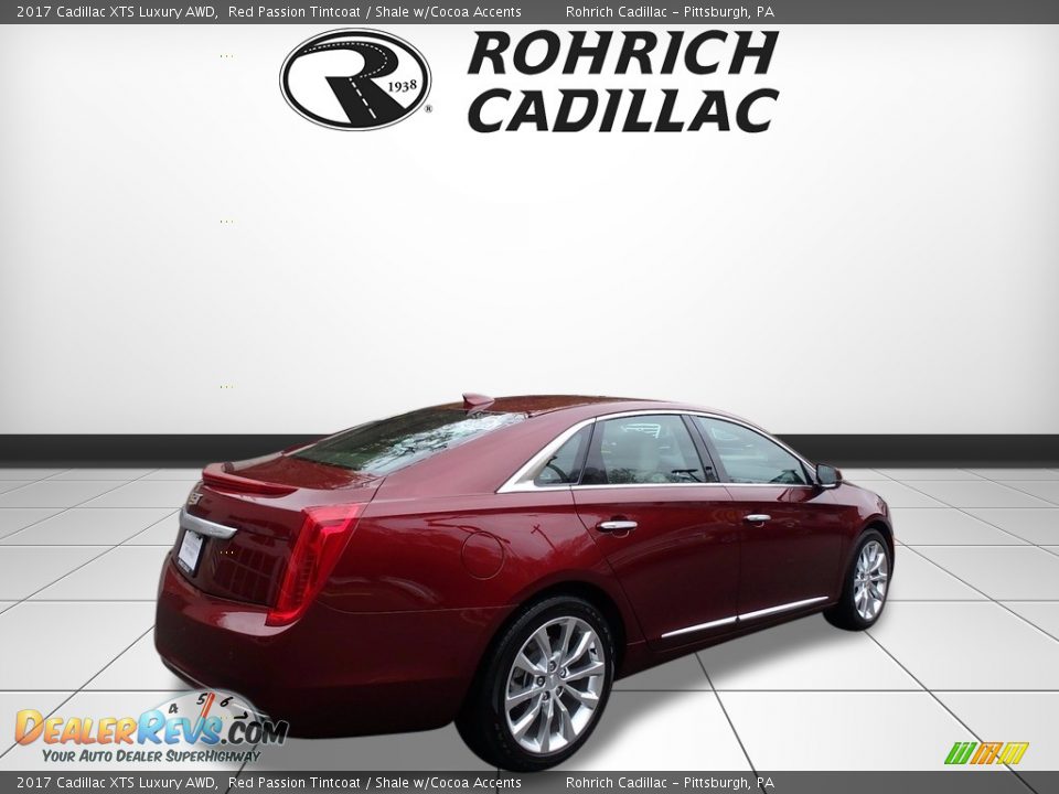 2017 Cadillac XTS Luxury AWD Red Passion Tintcoat / Shale w/Cocoa Accents Photo #5