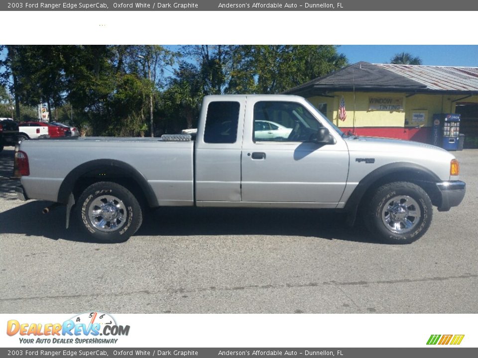 2003 Ford Ranger Edge SuperCab Oxford White / Dark Graphite Photo #2
