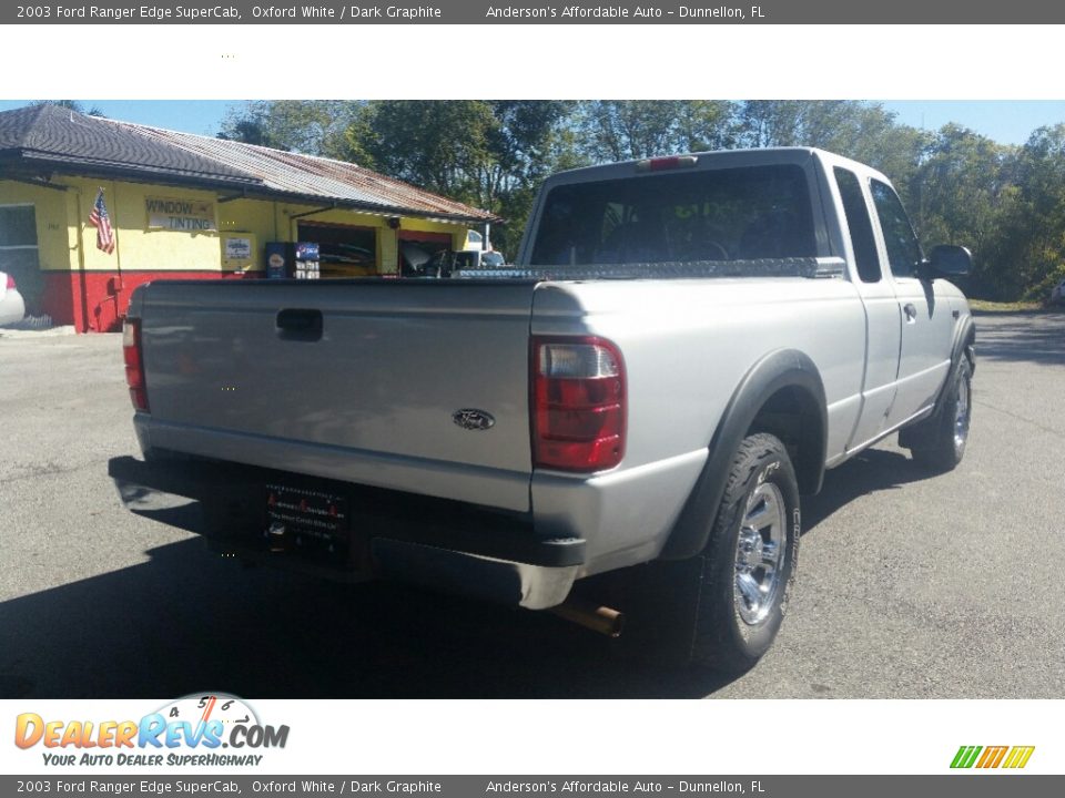 2003 Ford Ranger Edge SuperCab Oxford White / Dark Graphite Photo #3