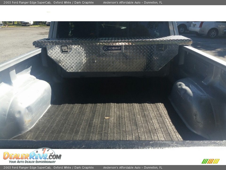 2003 Ford Ranger Edge SuperCab Oxford White / Dark Graphite Photo #18