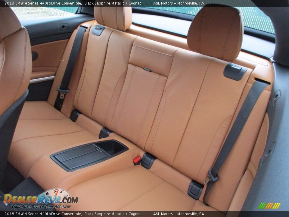 Rear Seat of 2018 BMW 4 Series 440i xDrive Convertible Photo #13