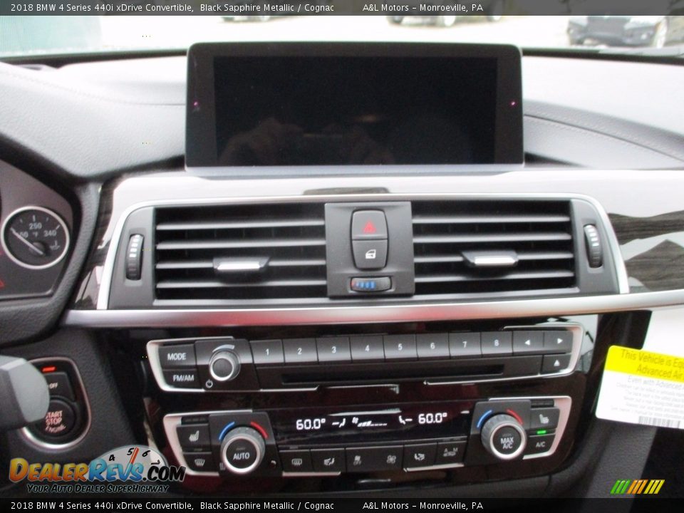 Controls of 2018 BMW 4 Series 440i xDrive Convertible Photo #16