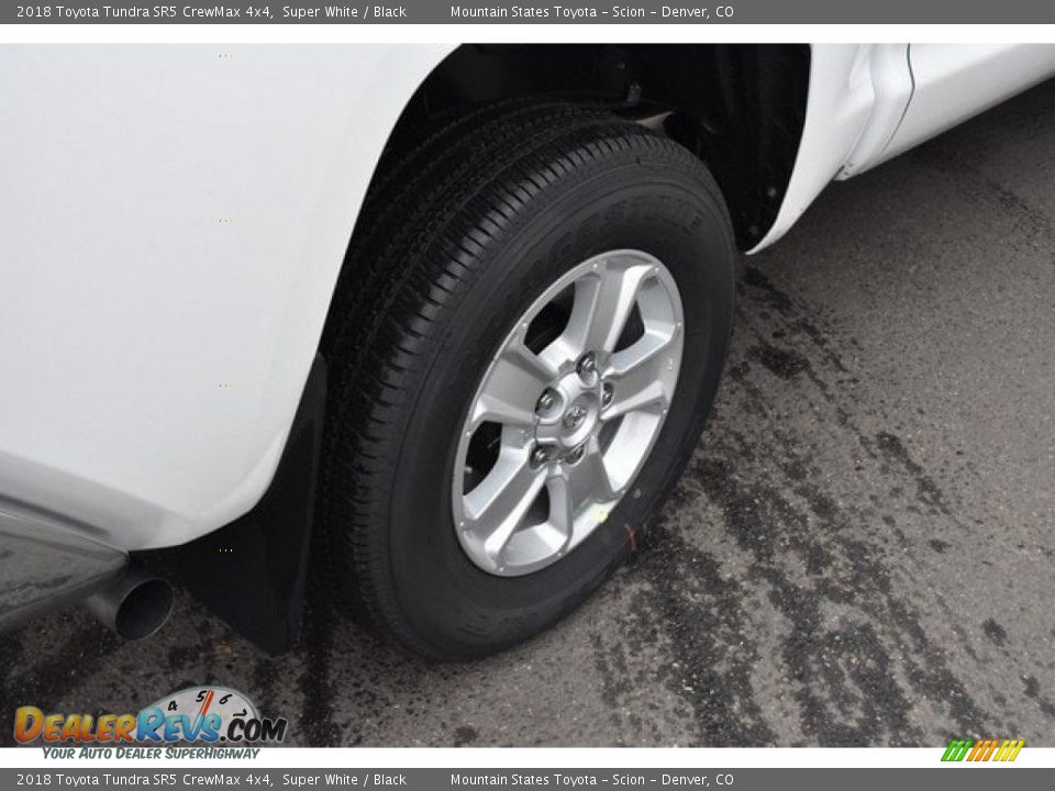 2018 Toyota Tundra SR5 CrewMax 4x4 Super White / Black Photo #9