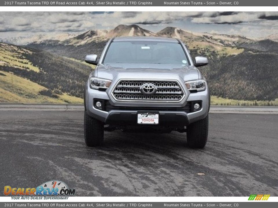 2017 Toyota Tacoma TRD Off Road Access Cab 4x4 Silver Sky Metallic / TRD Graphite Photo #2