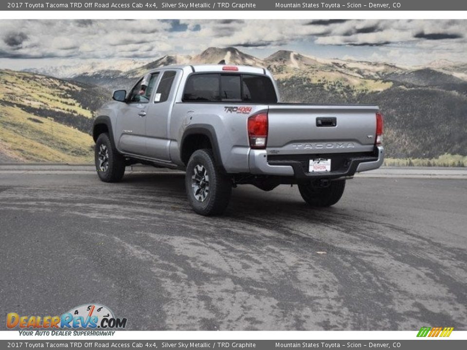 2017 Toyota Tacoma TRD Off Road Access Cab 4x4 Silver Sky Metallic / TRD Graphite Photo #3