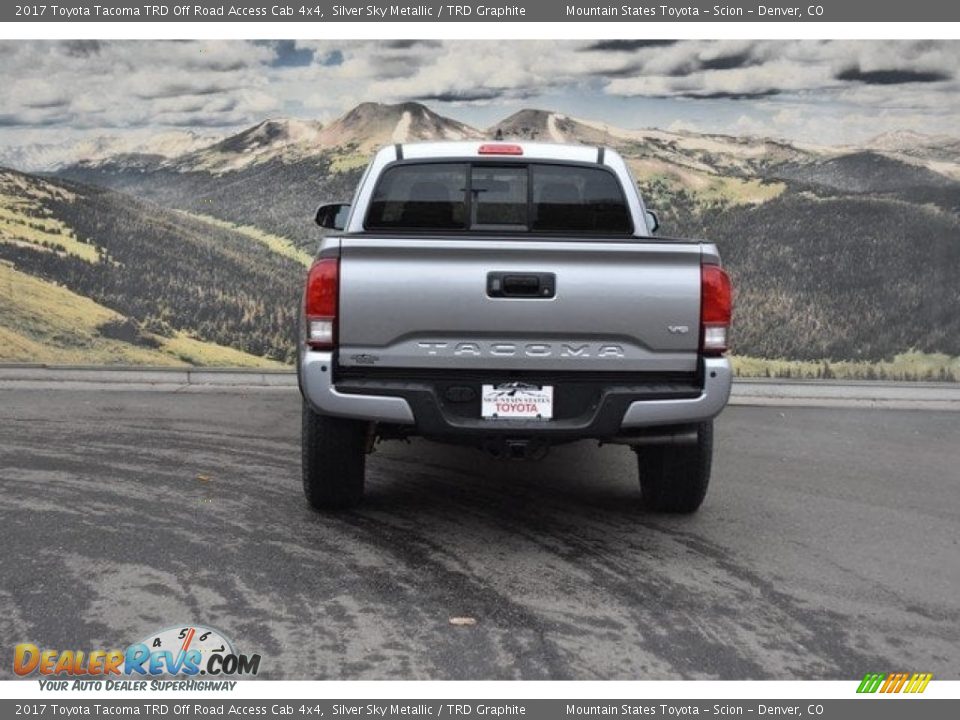 2017 Toyota Tacoma TRD Off Road Access Cab 4x4 Silver Sky Metallic / TRD Graphite Photo #4