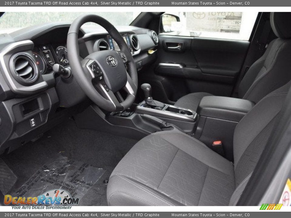 2017 Toyota Tacoma TRD Off Road Access Cab 4x4 Silver Sky Metallic / TRD Graphite Photo #5