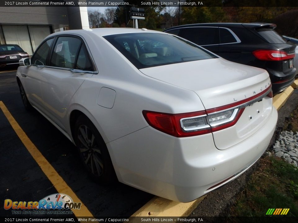 2017 Lincoln Continental Premier AWD White Platinum / Cappuccino Photo #2